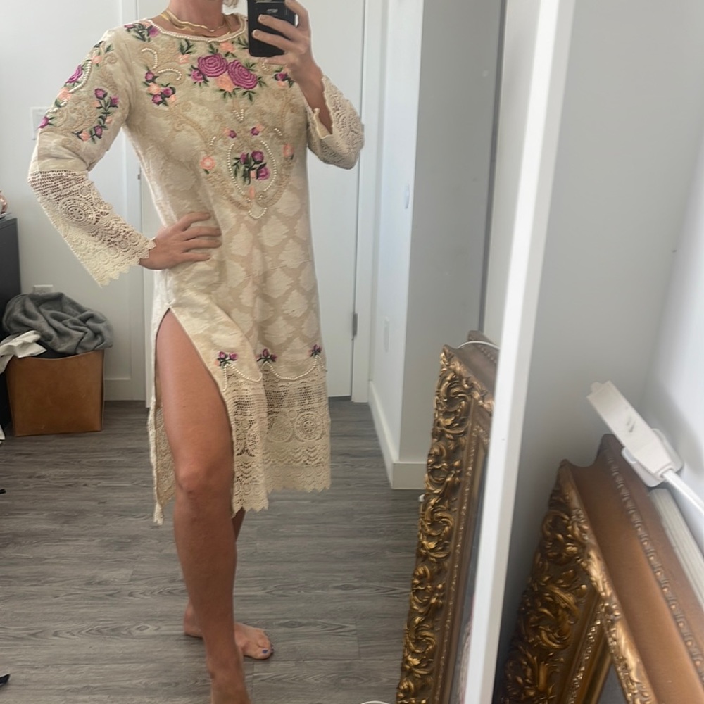 Vintage embroidered tunic